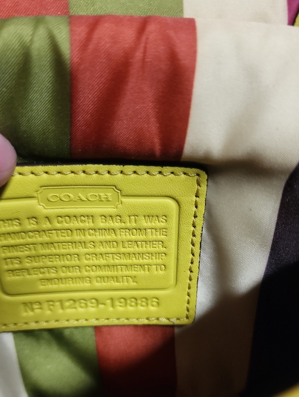 Coach 2012 Legacy Mini Willis Leather Carry/Crossbody 3 Hang Tags Euc - Picture 11 of 17